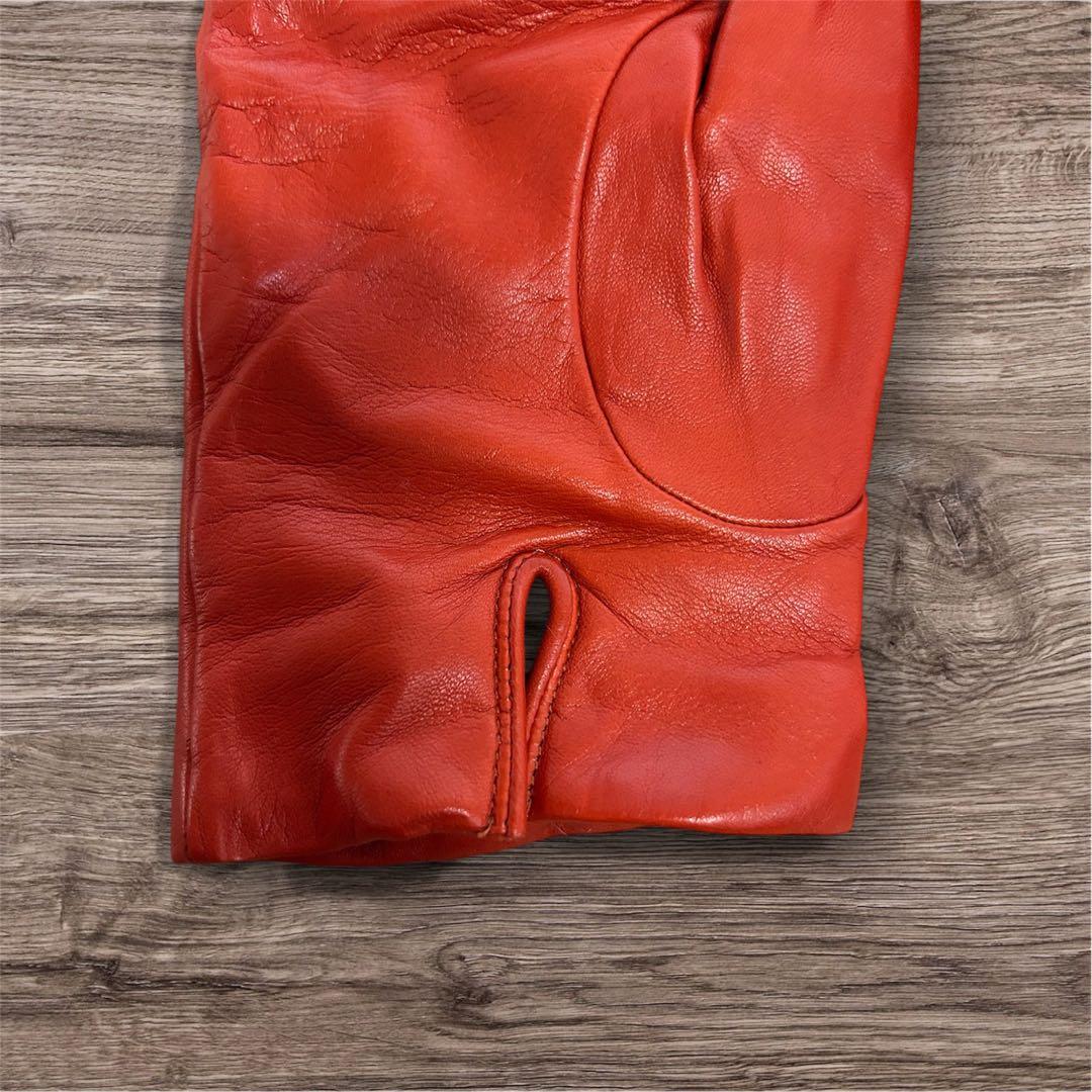 Gala Gloves レザー手袋 赤