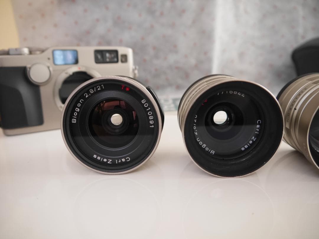 レジファインダーカメラ CONTAX-G2セット(21,28,45mm)良品