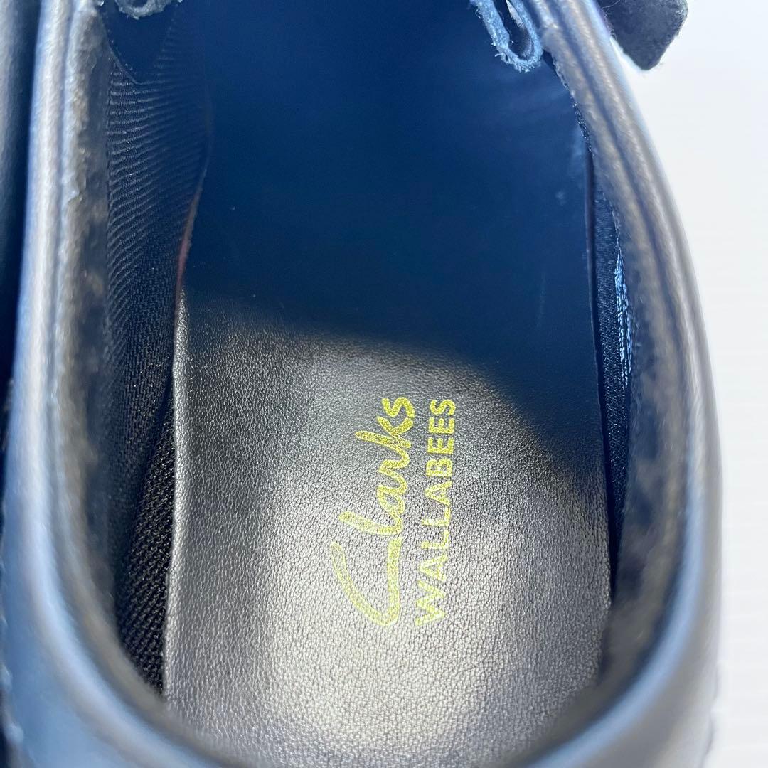 極美品✨ clarks クラークス ワラビー レザー 26cm ブラック