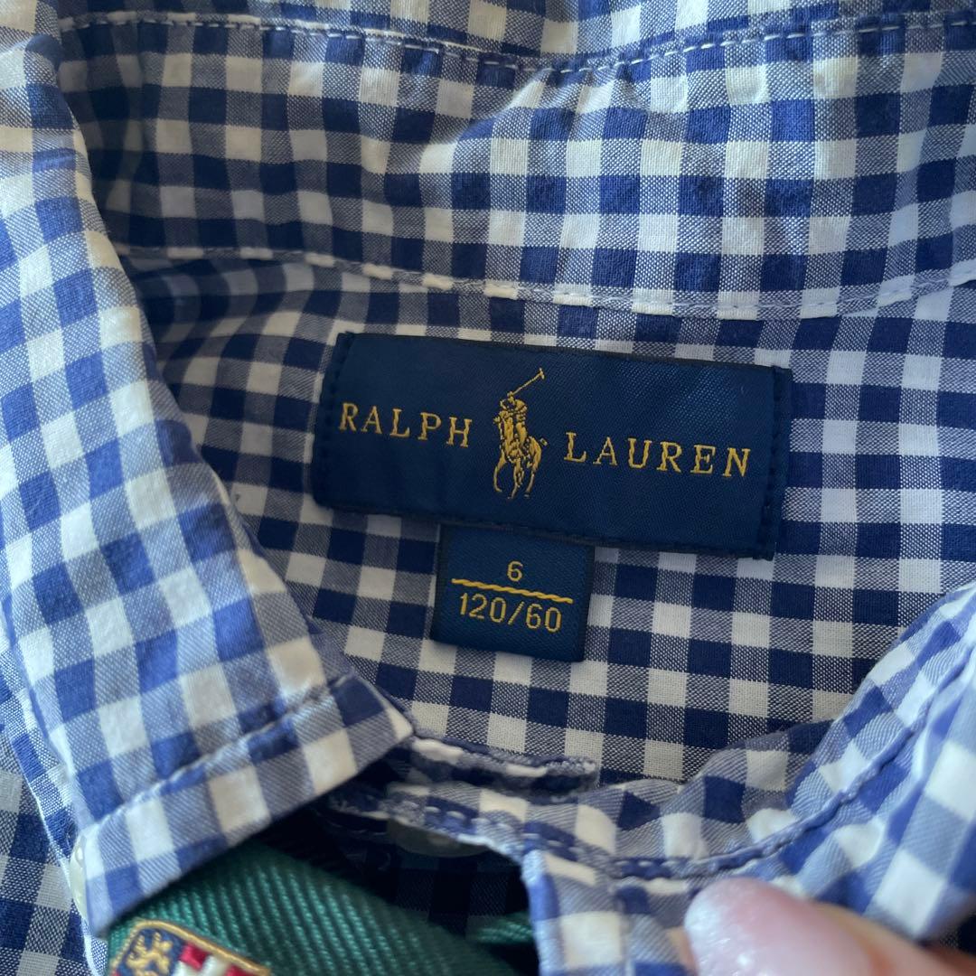 ラルフローレン フォーマルスーツセット120　エンブレム 入学式