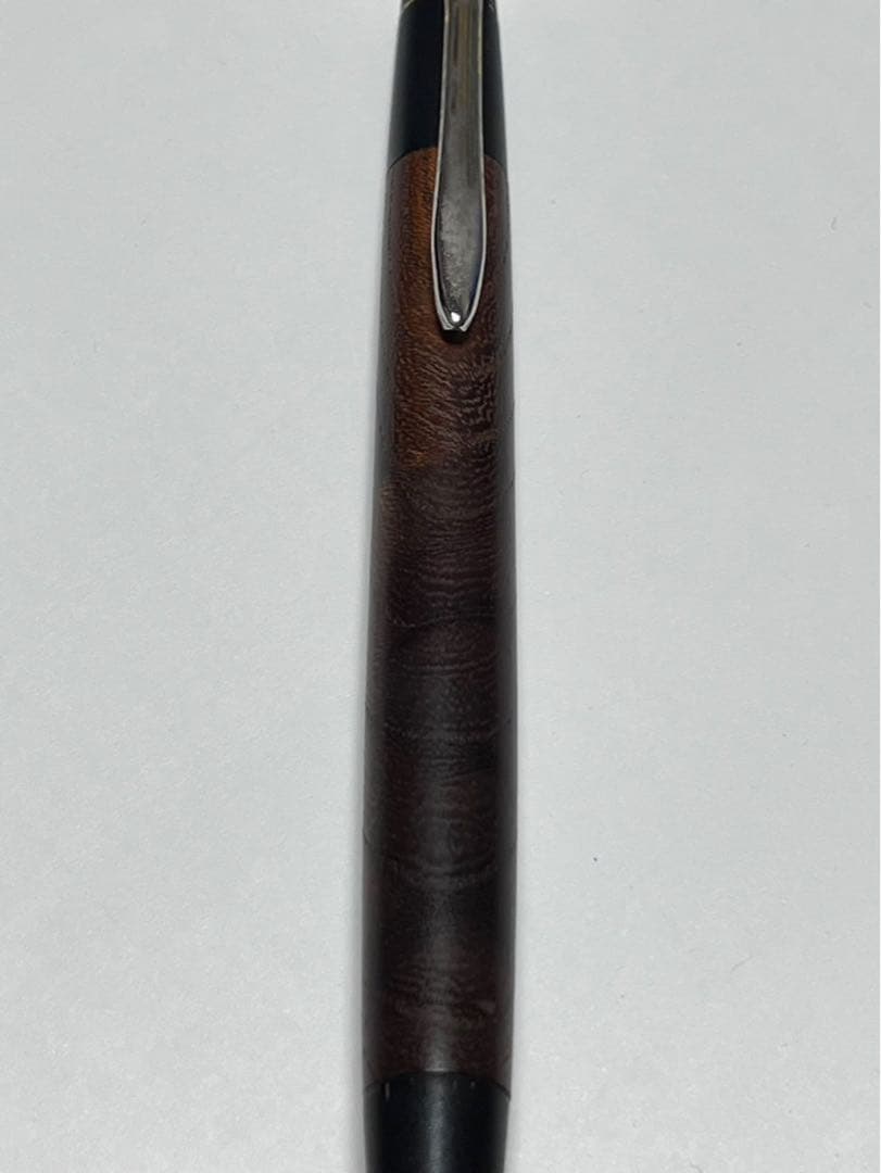 野原工芸旧型 シャーペン 欅 ゴールド金具