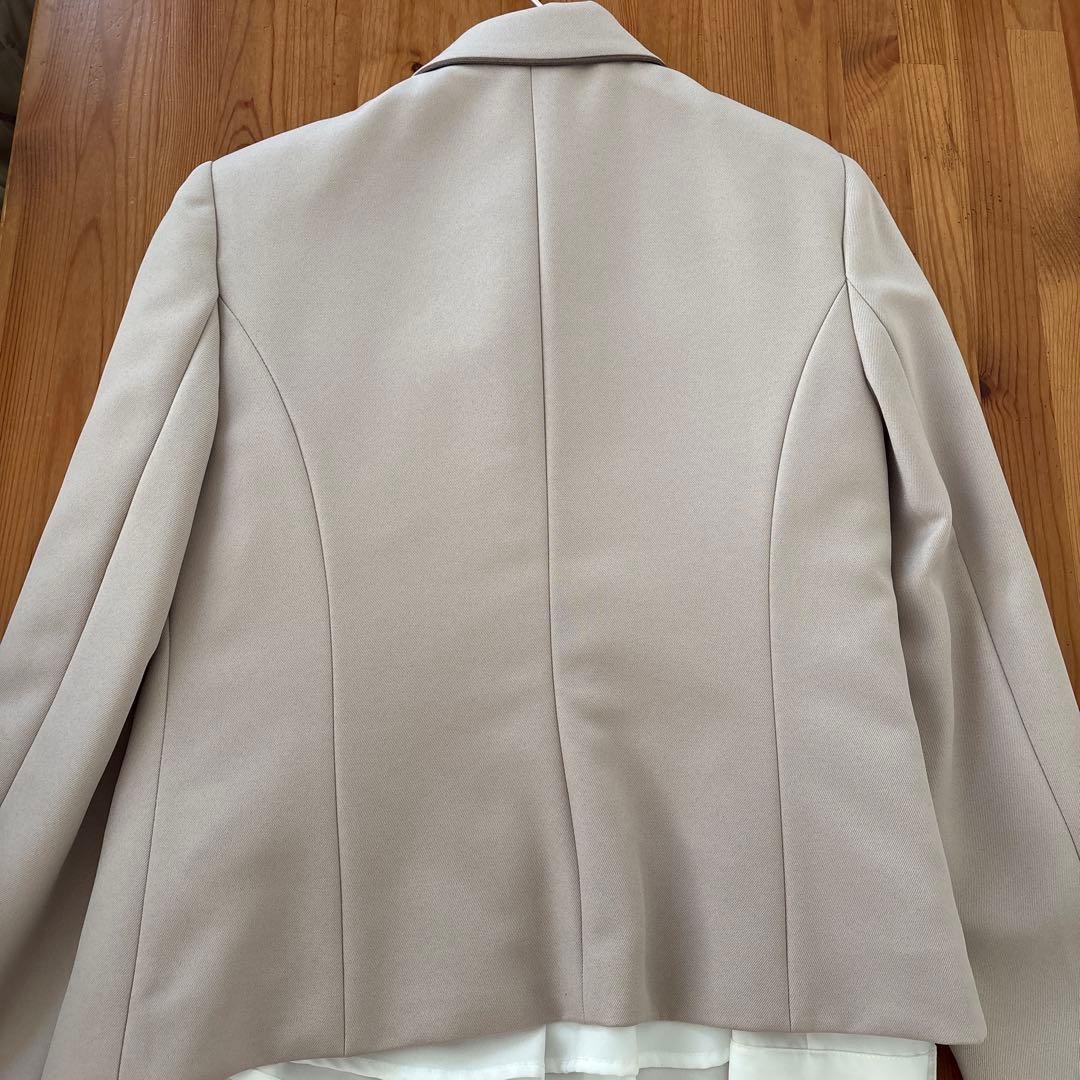 卒業式　女の子　ピンク　ベージュ160 プリーツ　チェック　セットフォーマル