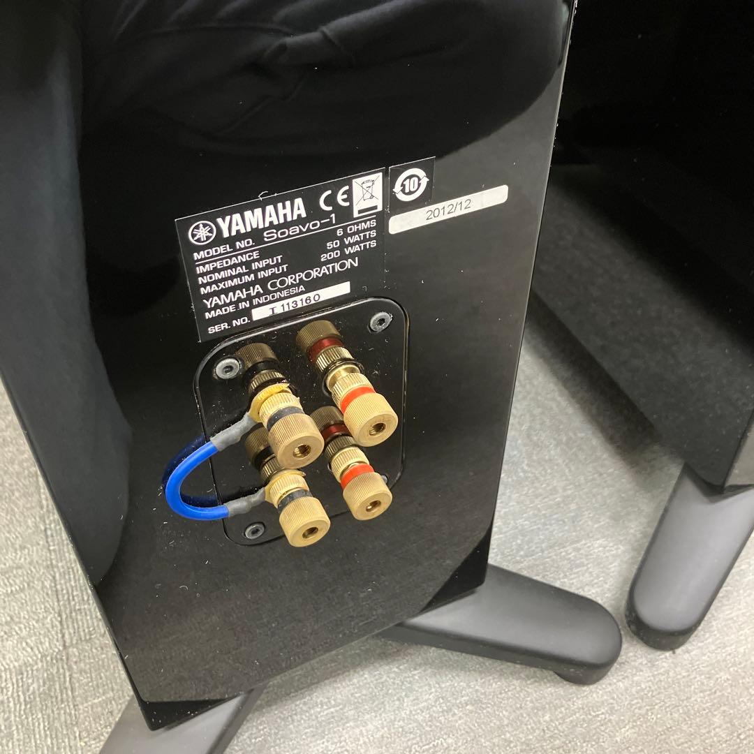 美品　YAMAHA ヤマハ　Soavo-1 スピーカーペア　ピアノブラック