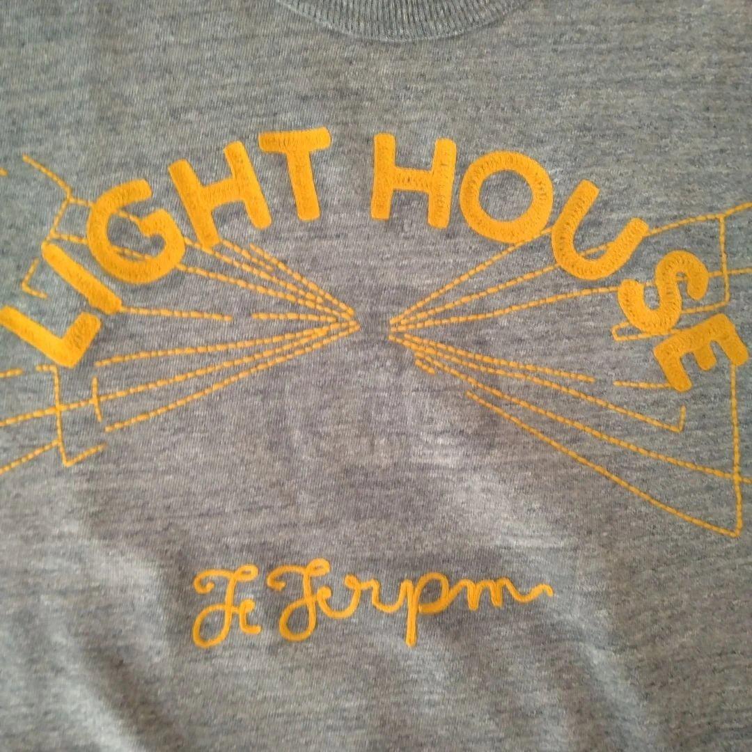 【新品未使用】 45R 灯台プリント×海ものがたり刺繍裏毛の908クルー(再び)