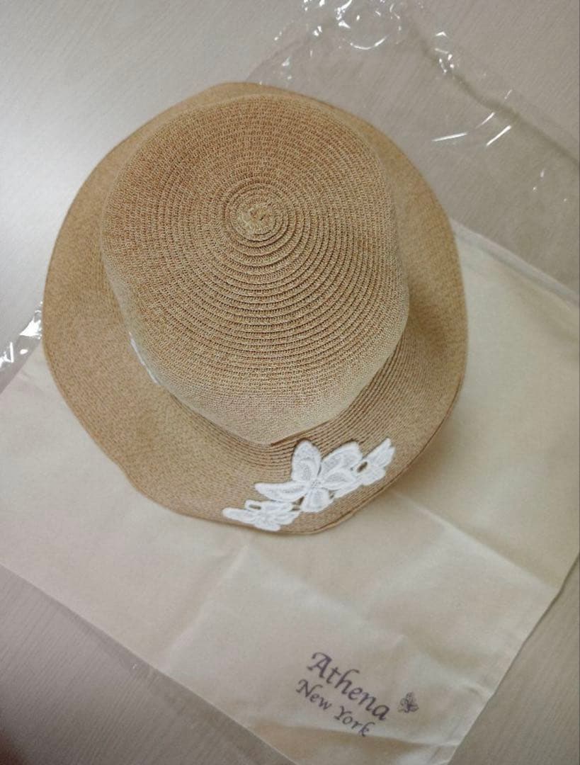 【新品】アシーナニューヨーク アマンダ バタフライ Amanda 麦わら帽子