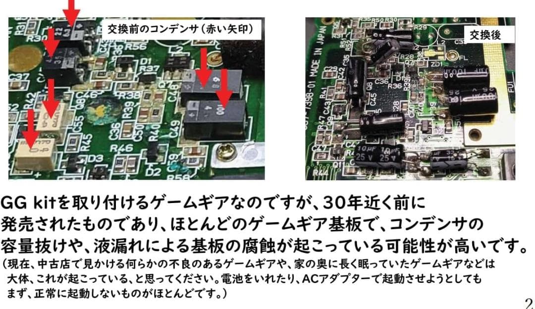 25248　ゲームギア用 640X480 IPS+720P HDMI出力キット
