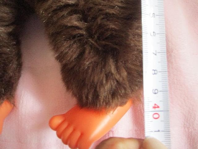 モンチッチぬいぐるみ２体 LOTTE☆Sekiguchi/赤いスタイ もんちっち