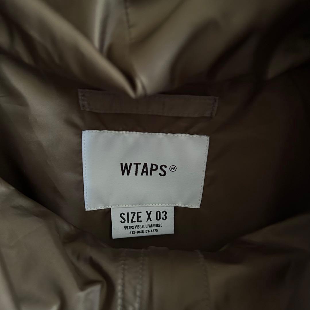 WTAPS ダブルタップス ナイロンジャケット ロング丈 カーキ L