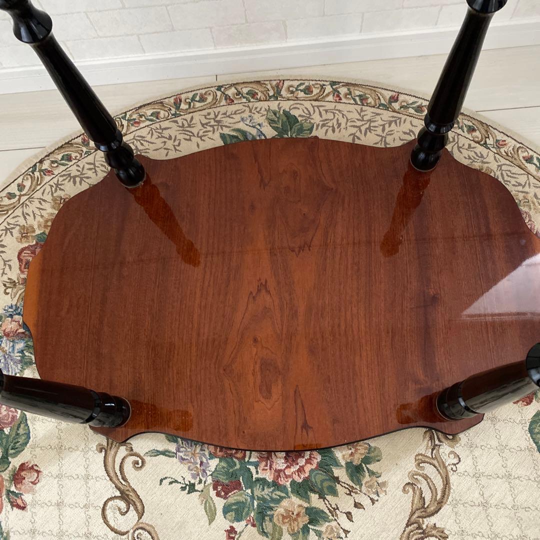 ❤️イタリア家具　ドマン　ブルー象嵌テーブル