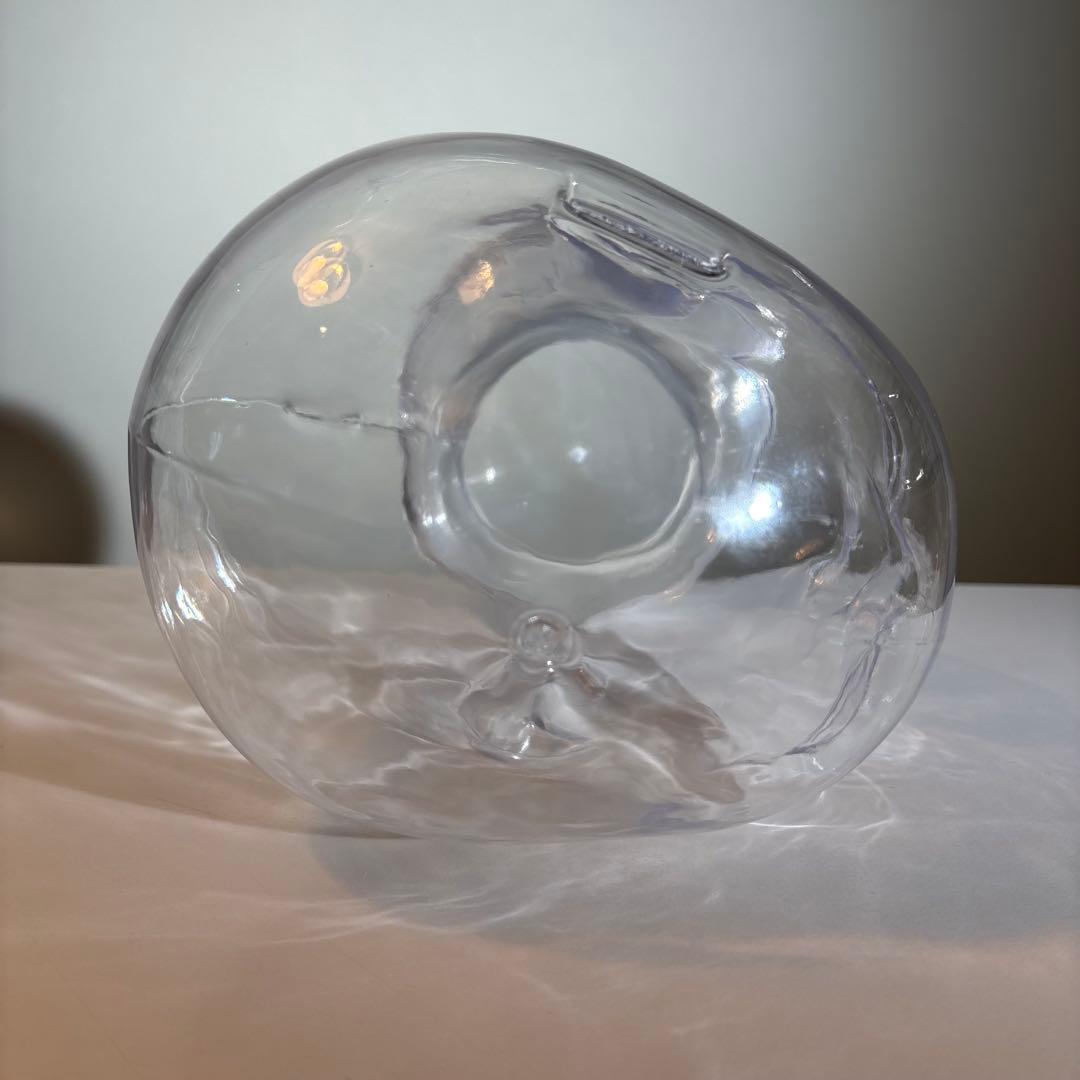 クリアな頭部のマネキン型貯金箱 ポストモダン スペースエイジ ヴィンテージ