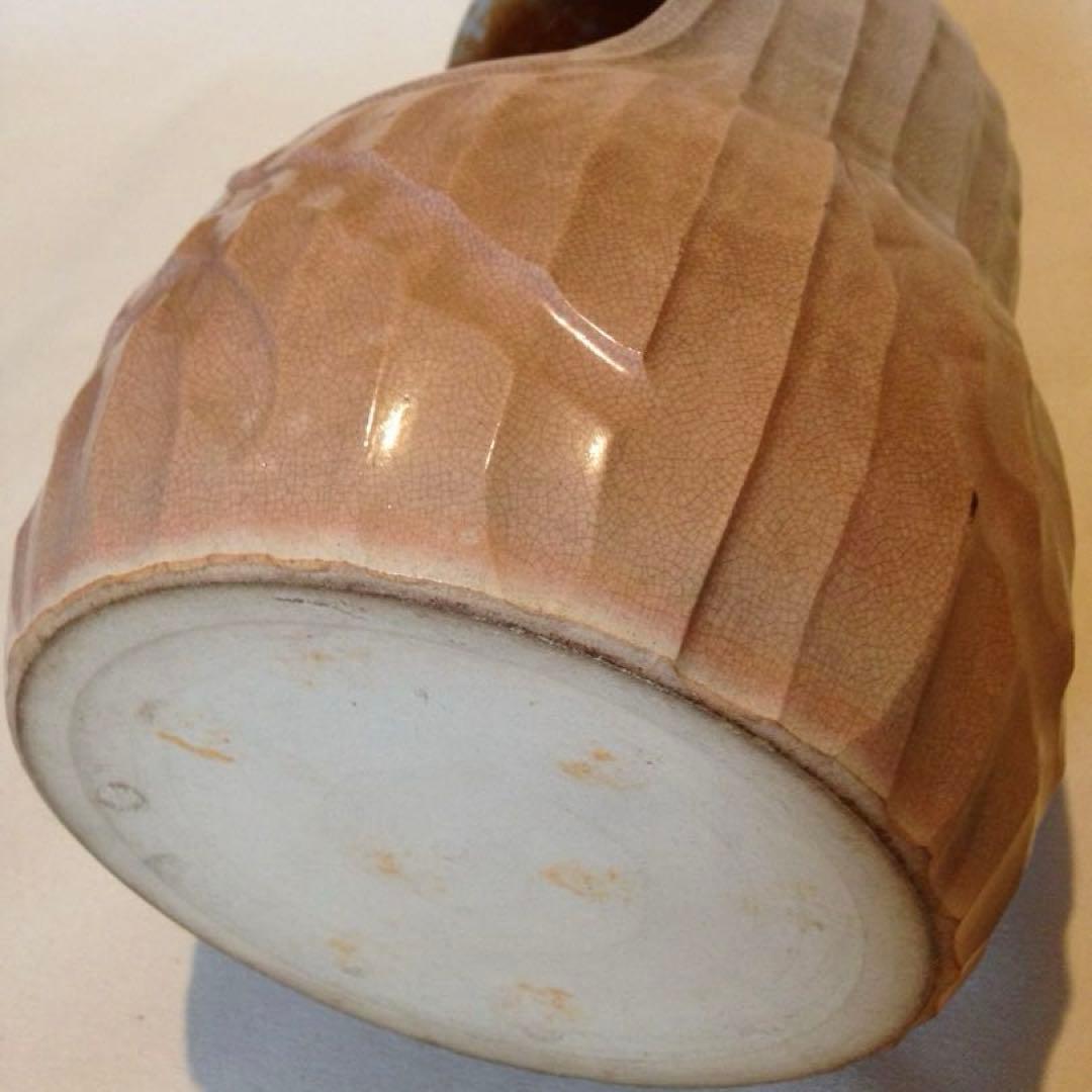 希少！経年70年以上 萩焼 だるま火鉢 手火鉢 手炙り 手炉 陶器 茶道具 花器