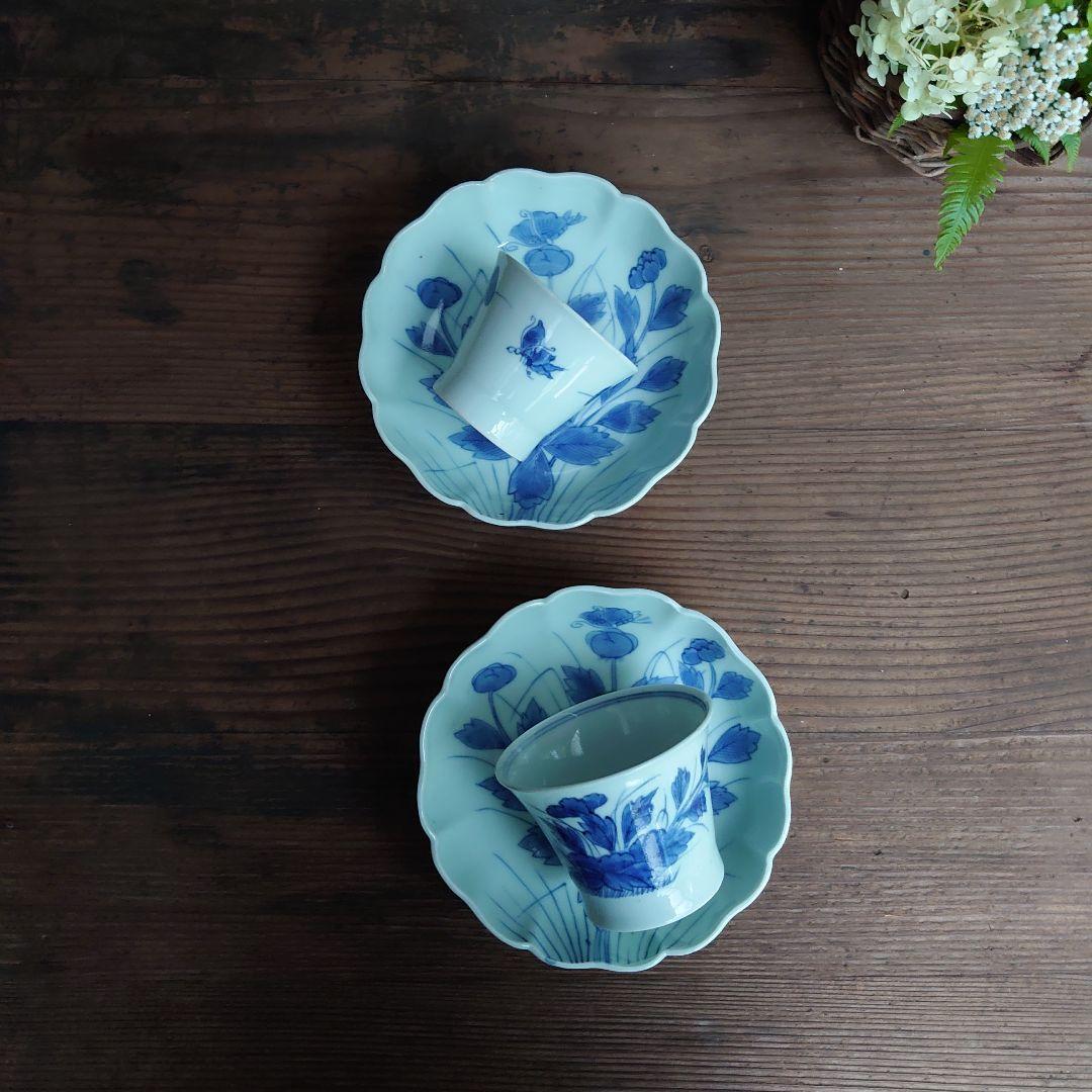 【ご成約】花縁乳白 プレスガラス 和ガラス 氷コップ と骨董の器 おまとめ