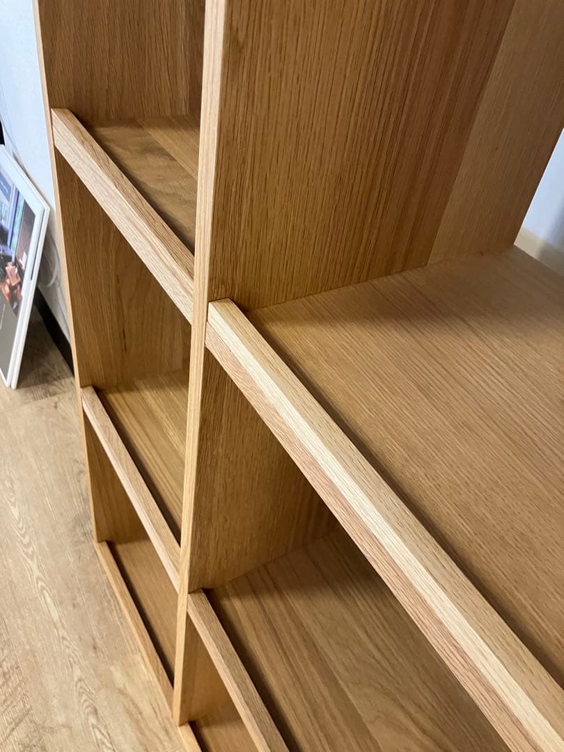 オーク材　シェルフ　展示品