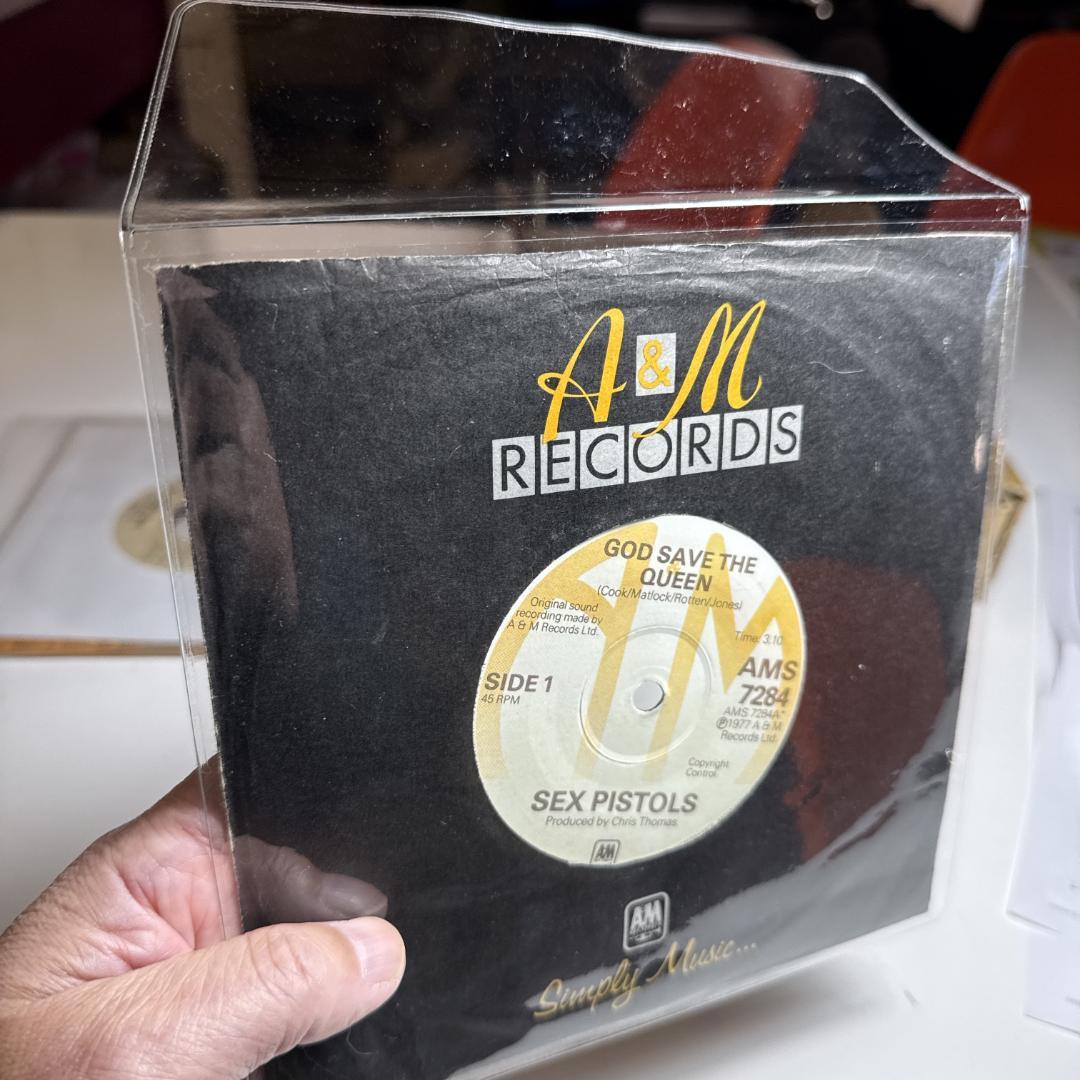 Sex Pistols☆A&M 発禁 UK REPRO 7″☆鬼クソ激レア盤