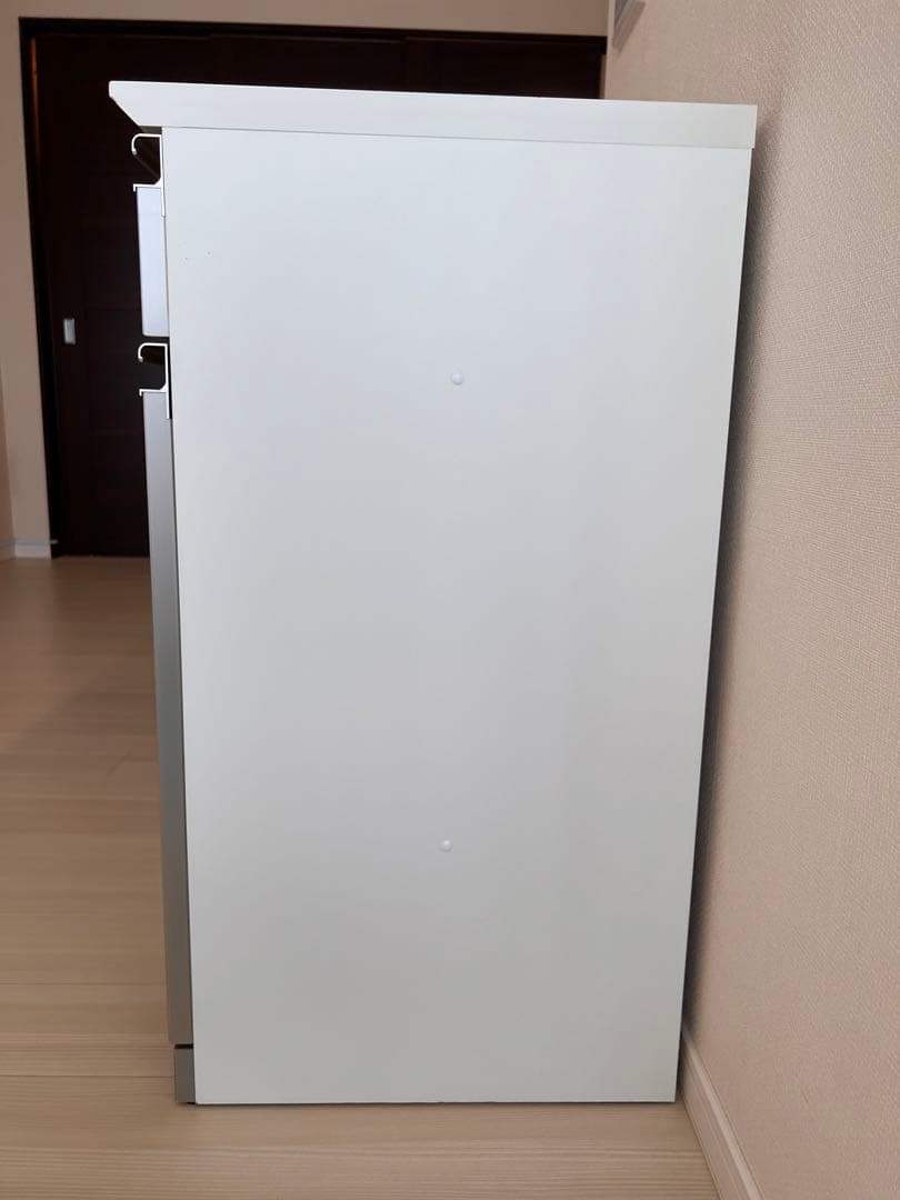 アヤノ キャビネット 150cm幅 キッチンカウンター 食器棚 収納 ホワイト