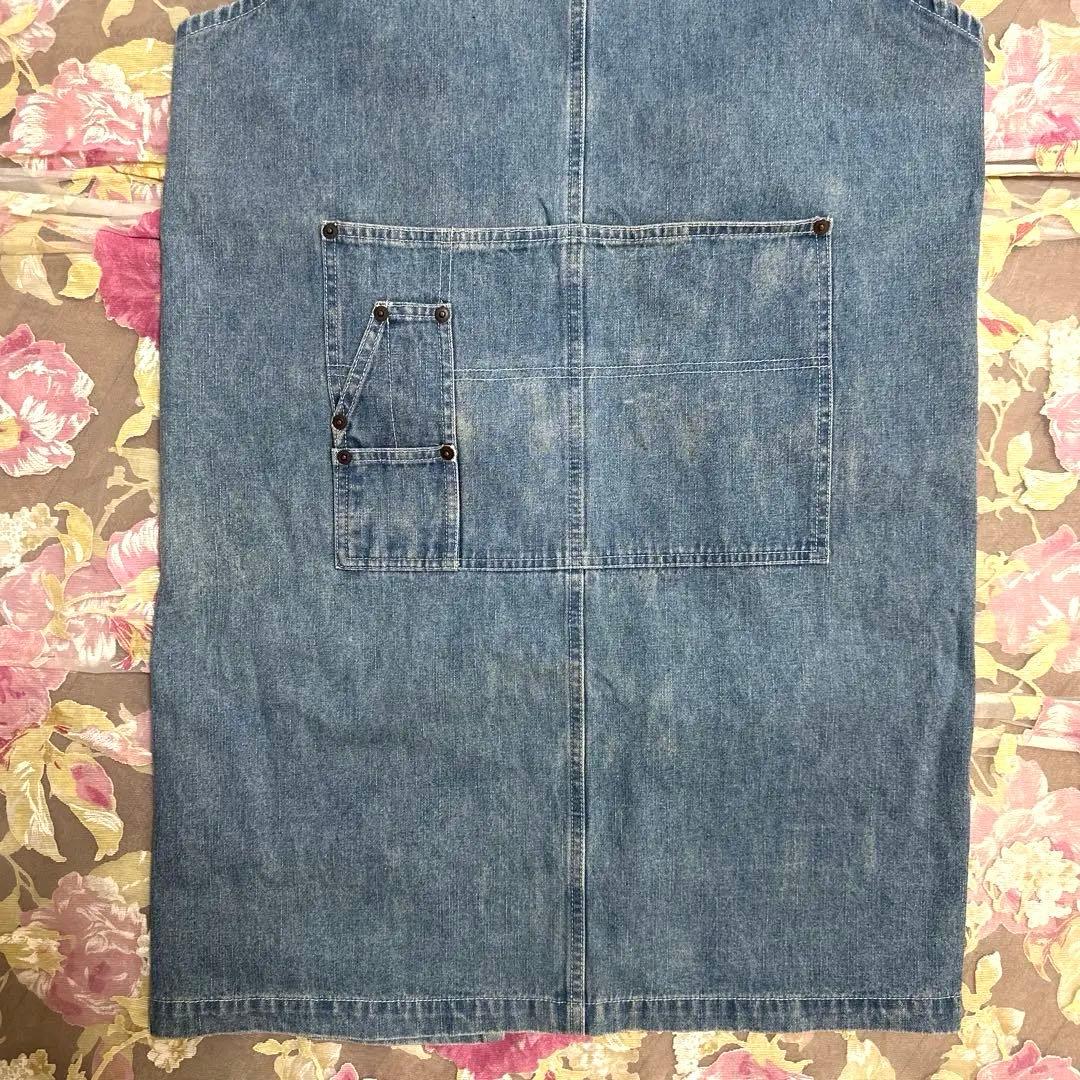 美品 RARPH LAUREN ラルフローレン デニム エプロン