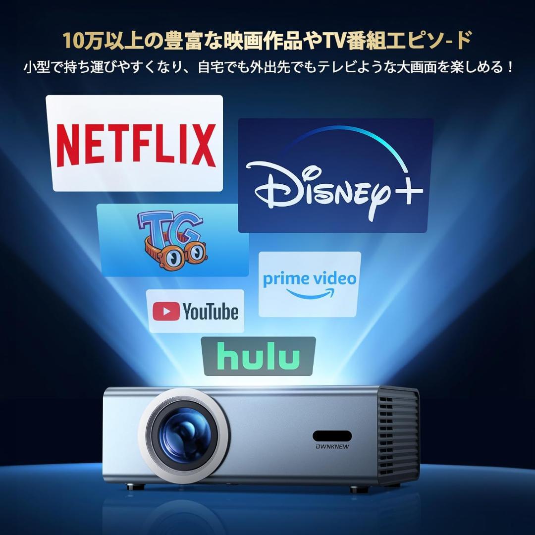 【開封 未使用】OWNKNEW プロジェクター GC357 ホームプロジェクター