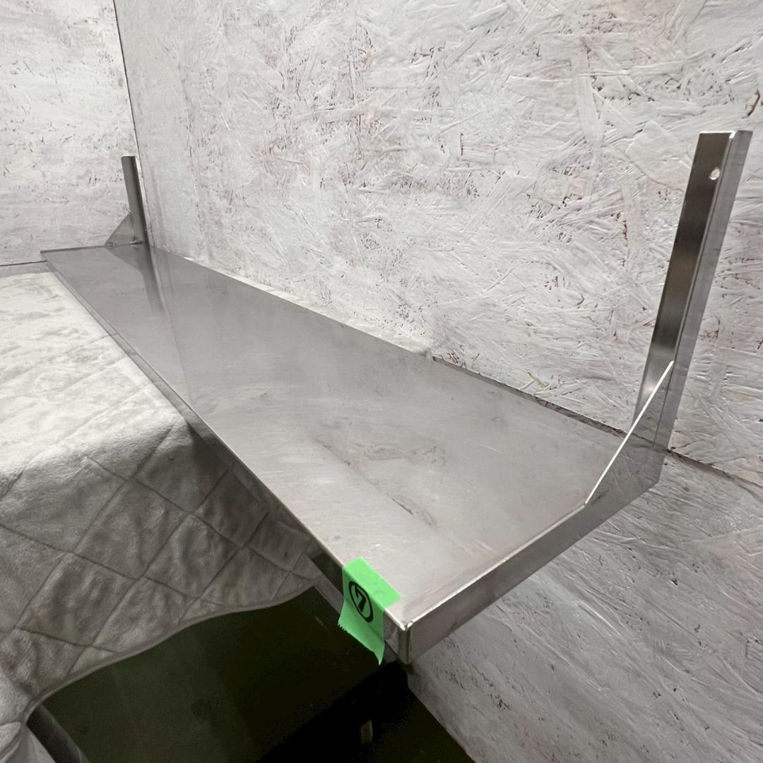 ステンレス製 平棚 吊棚 厨房用食器棚 W1900×D350 ⑦ Y1721