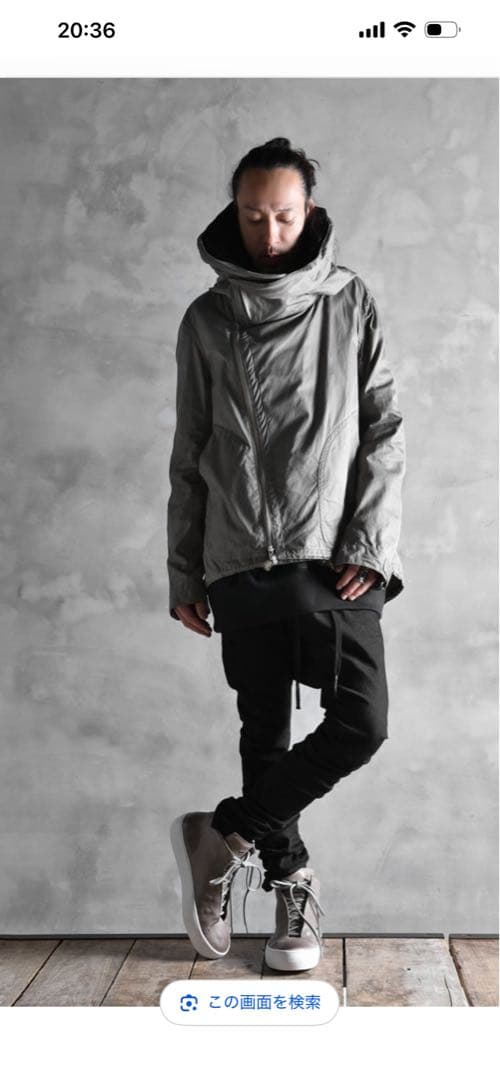 nude masahiko maruyama モッズコート、ショート