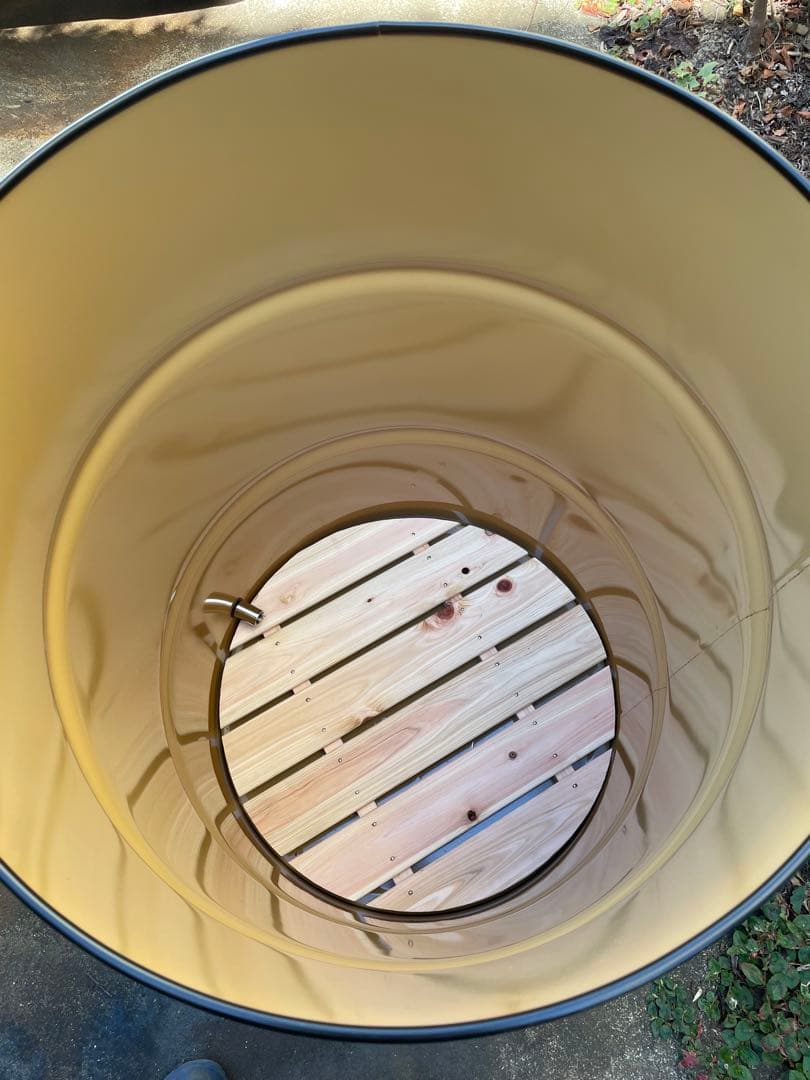 キャニオン ドラム缶風呂 排水蛇口とすのこ付き 2個