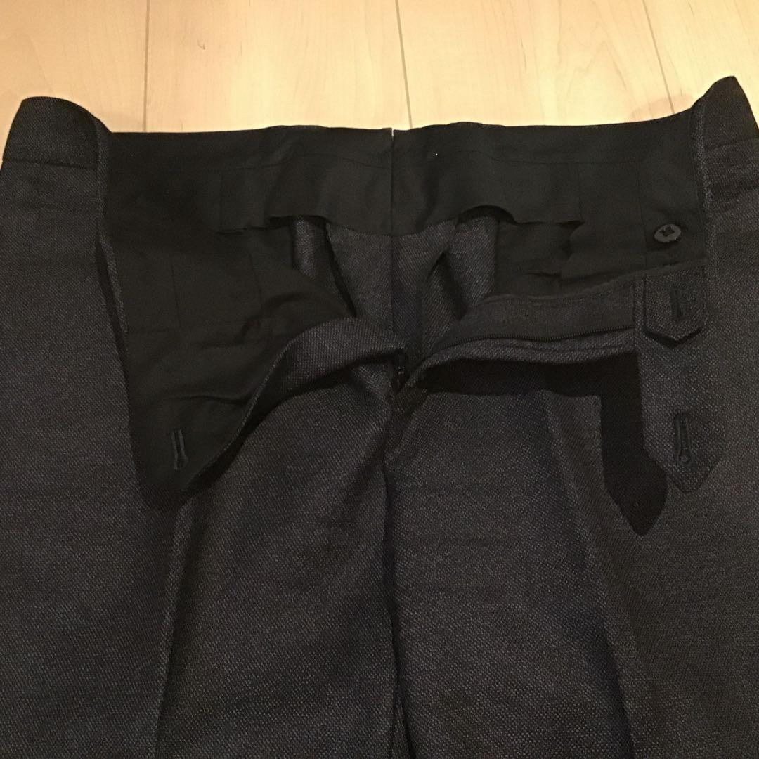 Brillar ダークグレー シングルブレスト スーツウール　サイズ44