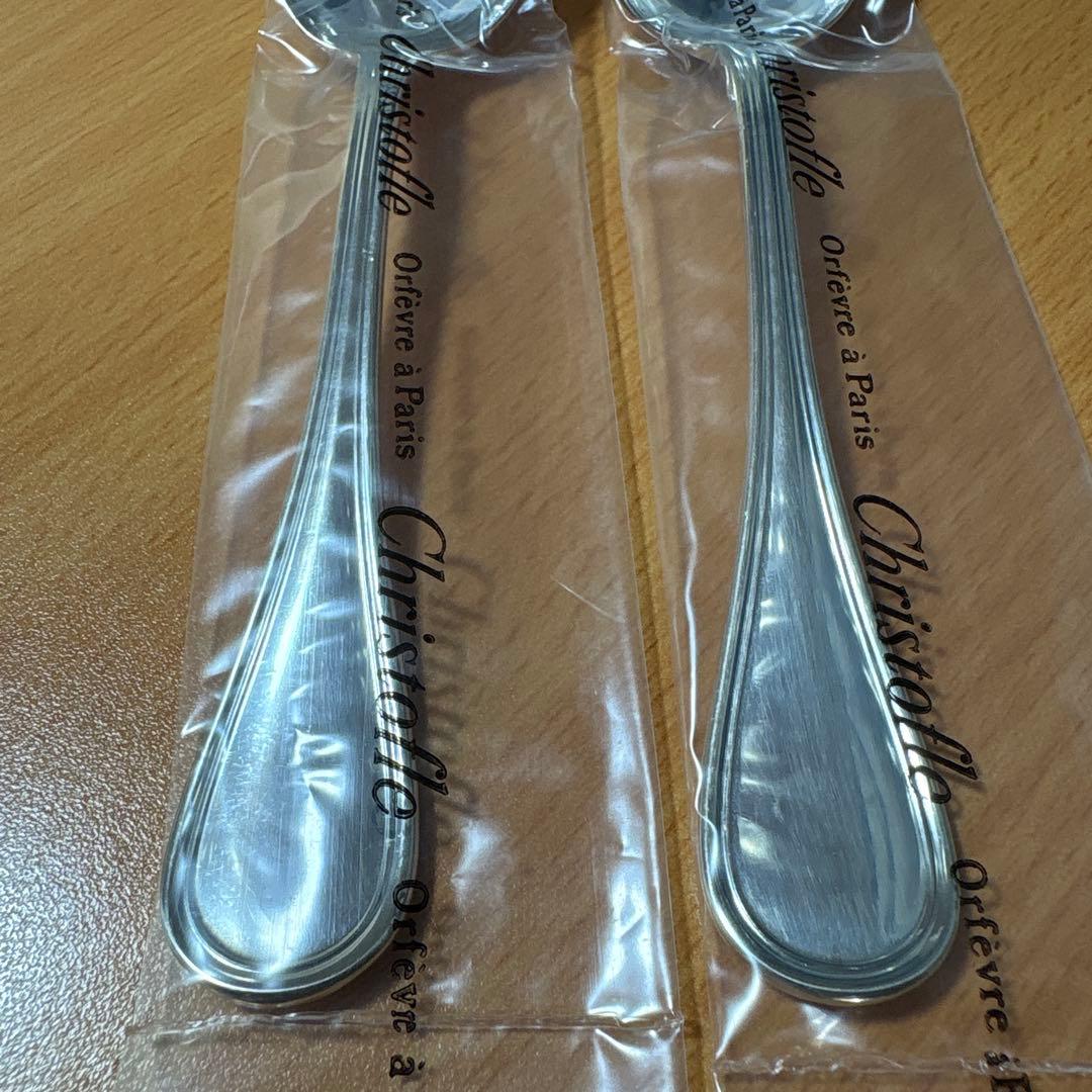 クリストフル　アルビ　デザートスプーン　2本