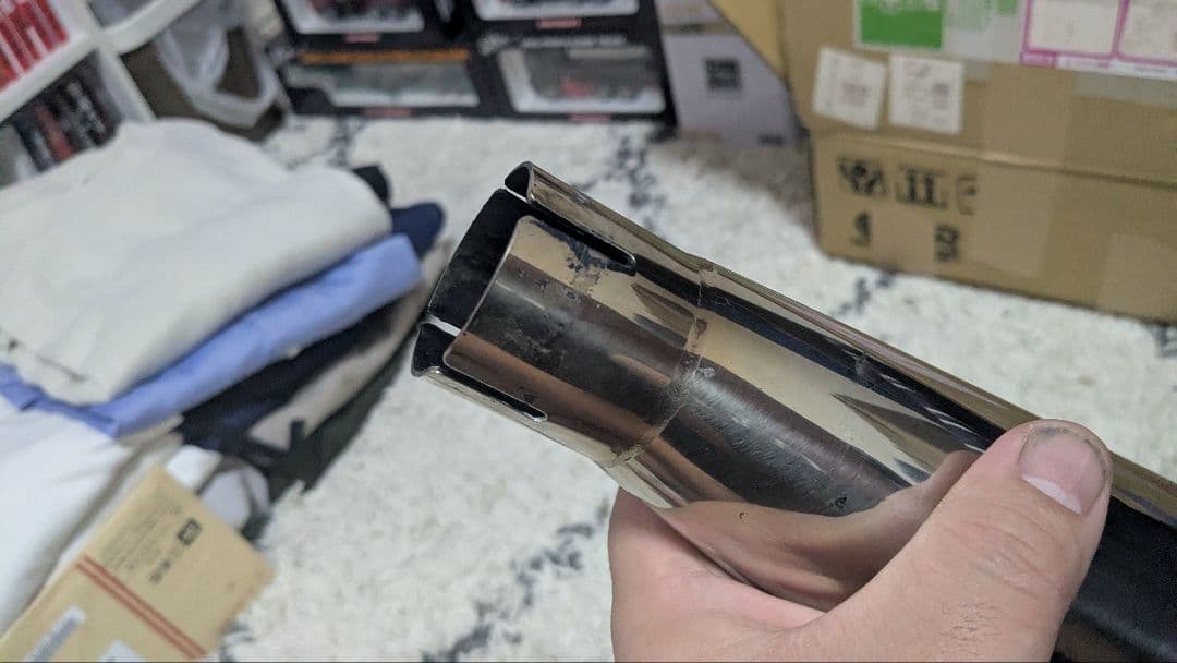 SP忠男　GB350 2BL-NC59 パワーボックスサイレンサー