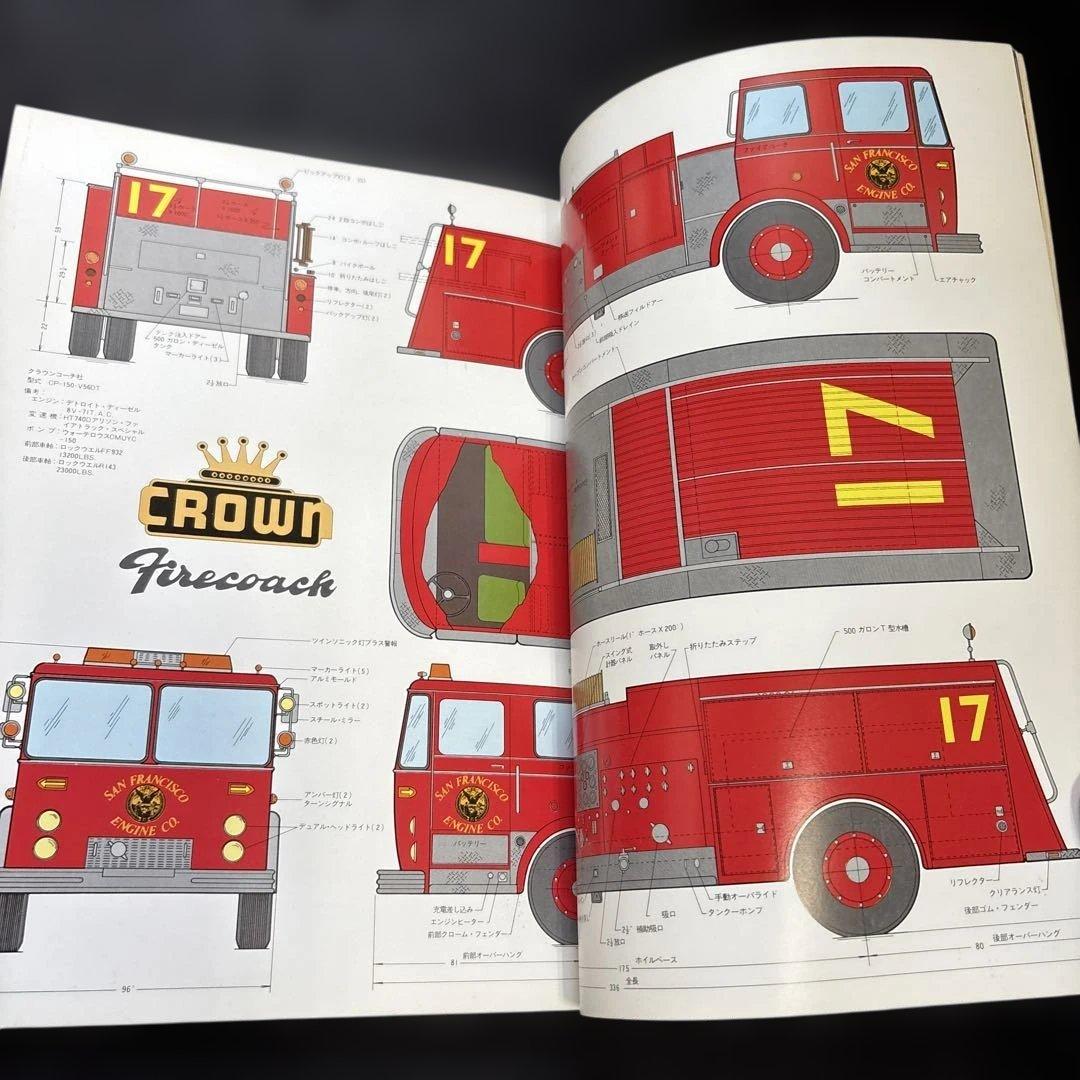 【超レア‼️本】世界の消防自動車図鑑 (1979年)
