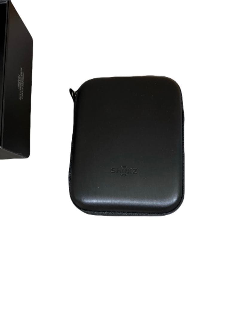 【美品•ほぼ未使用】骨伝導イヤホン　AfterShokz OPENCOMM・黒