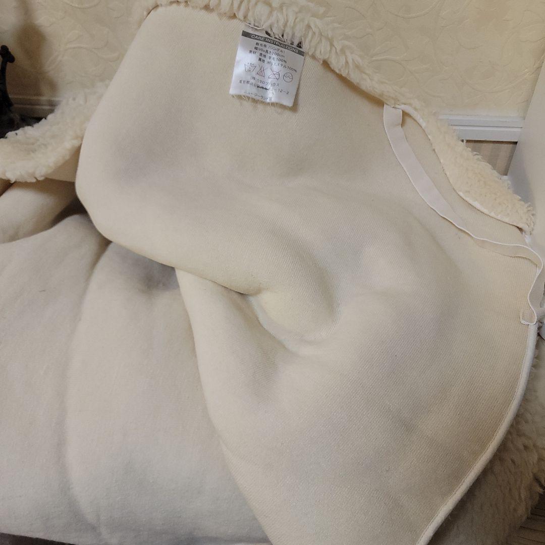 ニュージーランド製　ムートンシーツ　ムートン敷きパット　羊毛100％　使用品