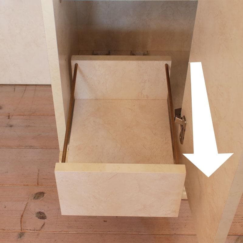 サルタレッリ アマルフィ ドレッサーデスク アイボリーホワイト 222-1052