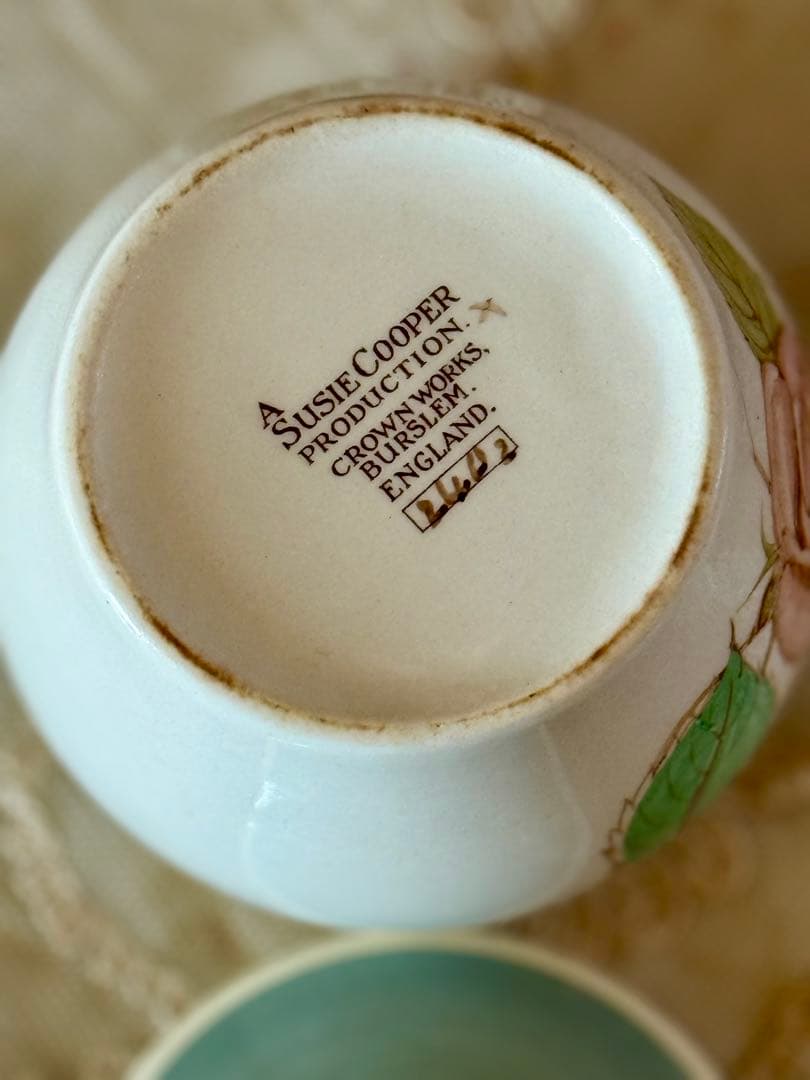 スージークーパー　＊パトリシアローズ＊　ジャムポット　ピンク×グリーン