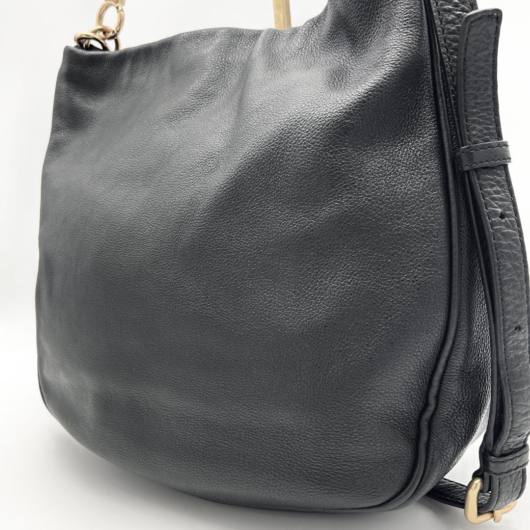 A966 極美品 マークジェイコブス レザー 2way A4対応 黒 メンズ