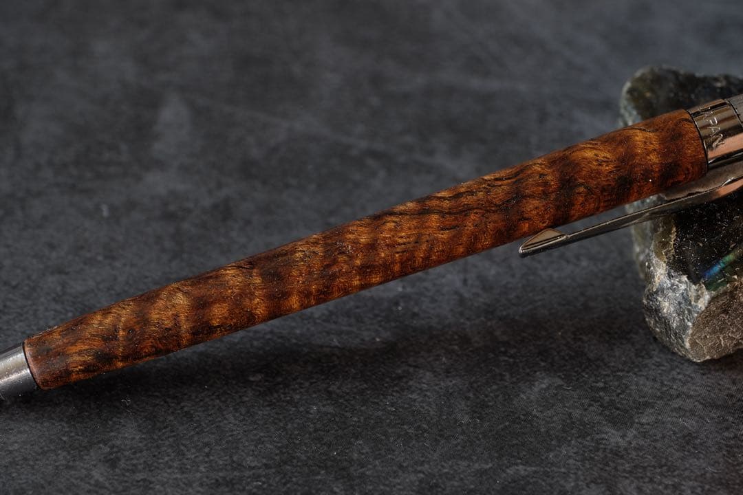 PG5木軸カスタム0226　高村杢工房 製図用シャープペンシル　バチックマンゴー