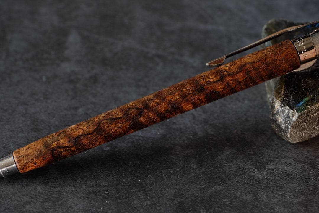 PG5木軸カスタム0226　高村杢工房 製図用シャープペンシル　バチックマンゴー