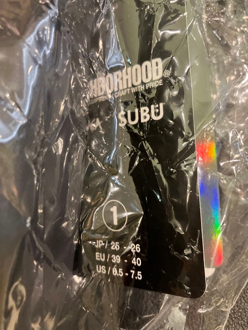 黒S ナンガ　サンダル　NANGA×NEIGHBORHOOD×SUBU VAMP