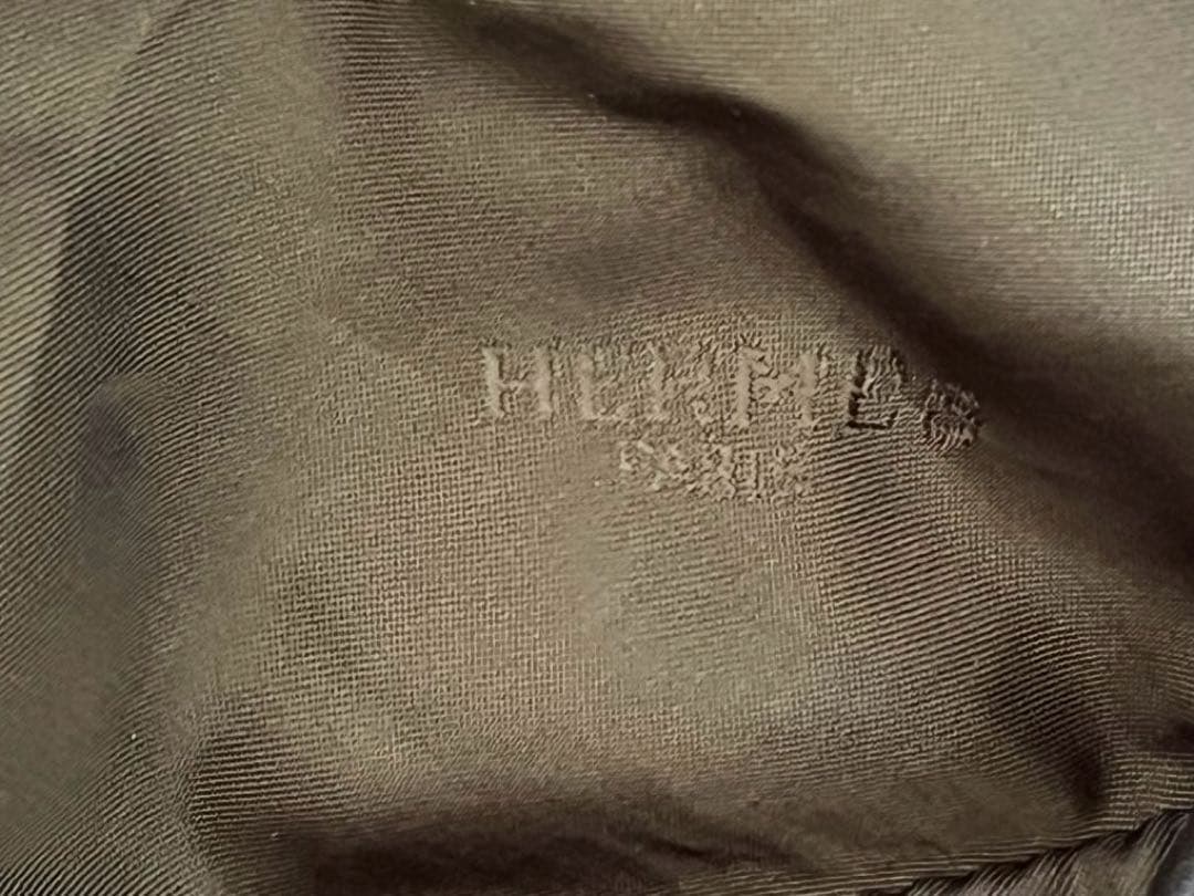 HERMES　エルメスバケットハット　カシミヤ 100 　ブラウン