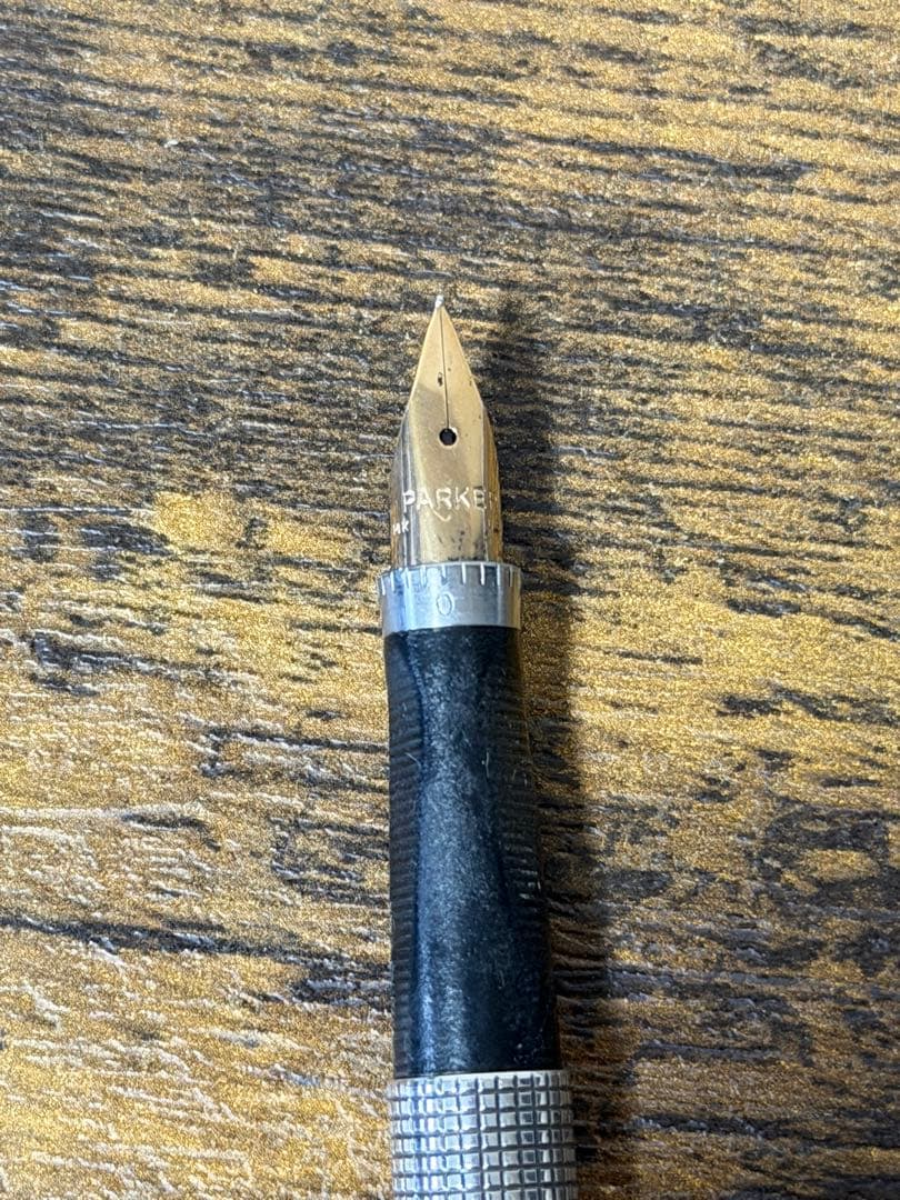 初期　字幅63 パーカー　75 万年筆　スターリングシルバー　細字