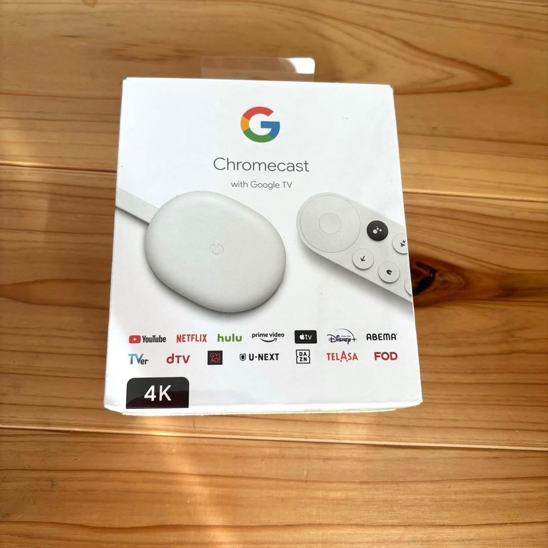 Chromecast with Google TV 4Kホワイト新品未使用未開封