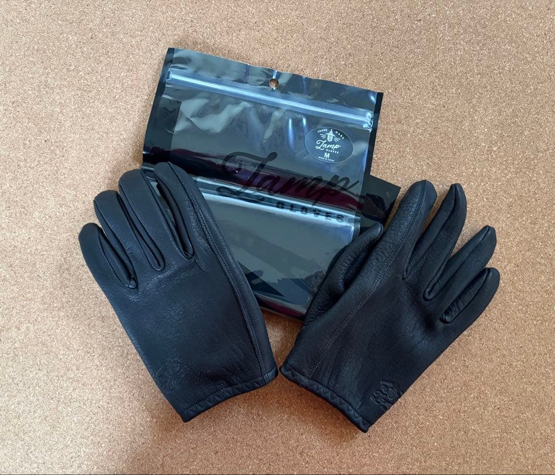 バイクウェア・装備 Lamp gloves Punching Glove black M
