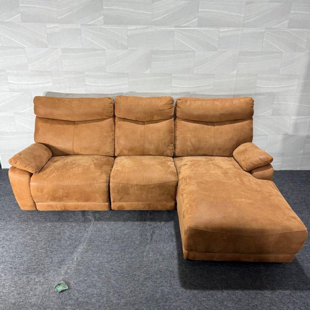 筑波産商 電動リクライニングカウチソファ Astra 右カウチ d5059