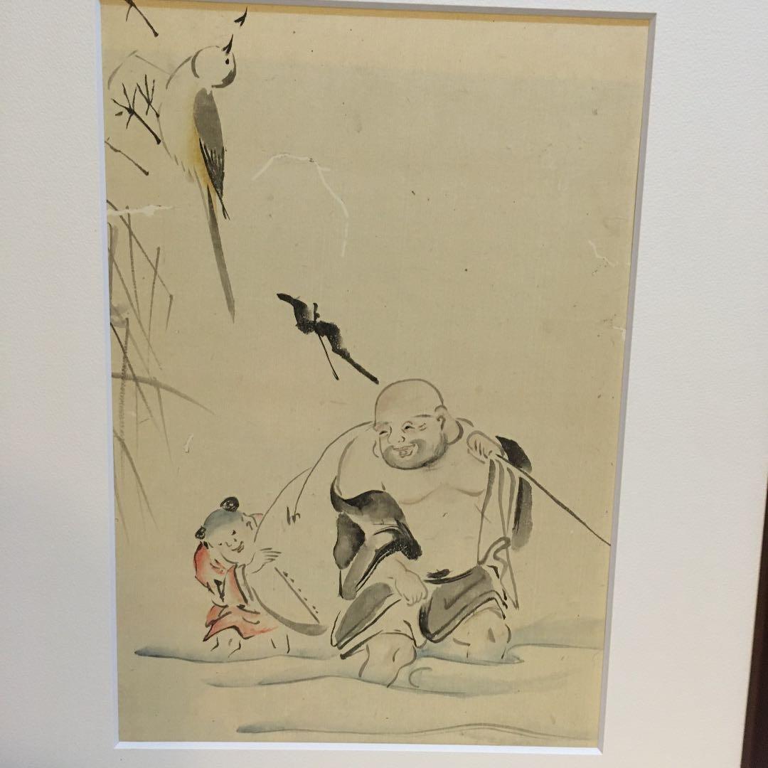 伊藤深水　A-26 七福神　布袋