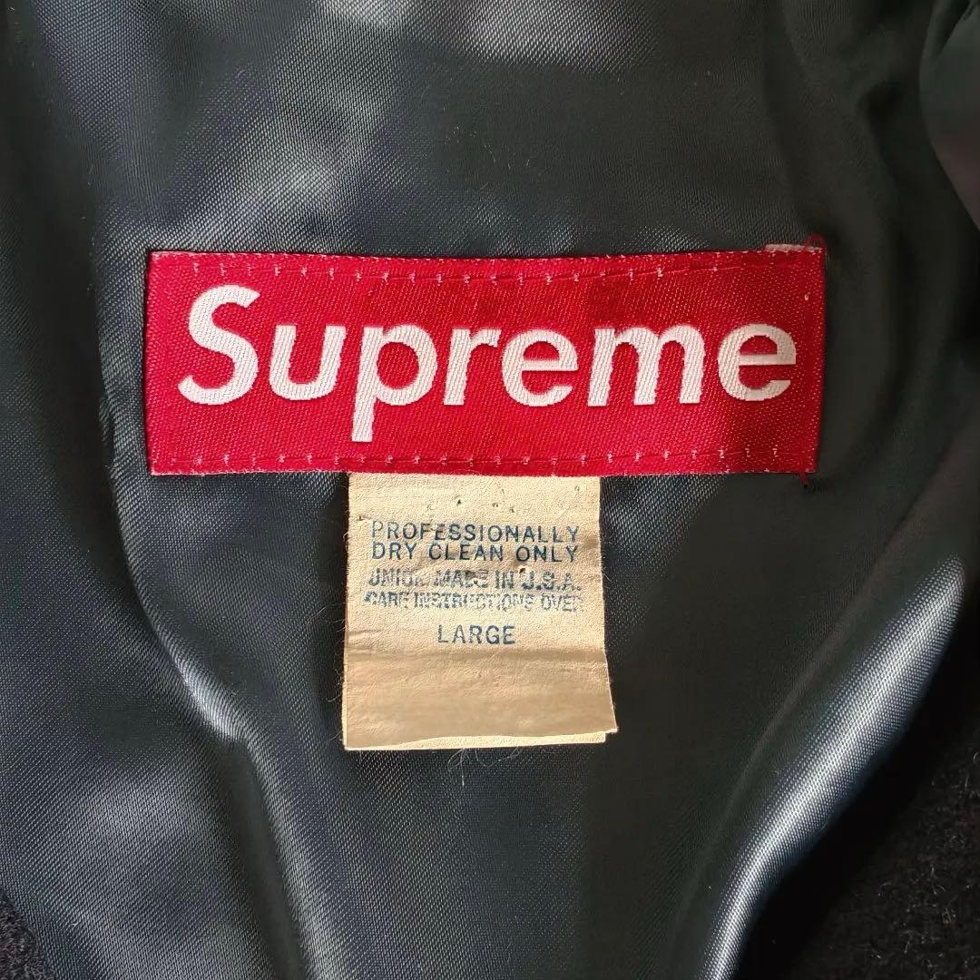 1999 オールド シュプリーム 2nd スタジャン Varsity L 90s