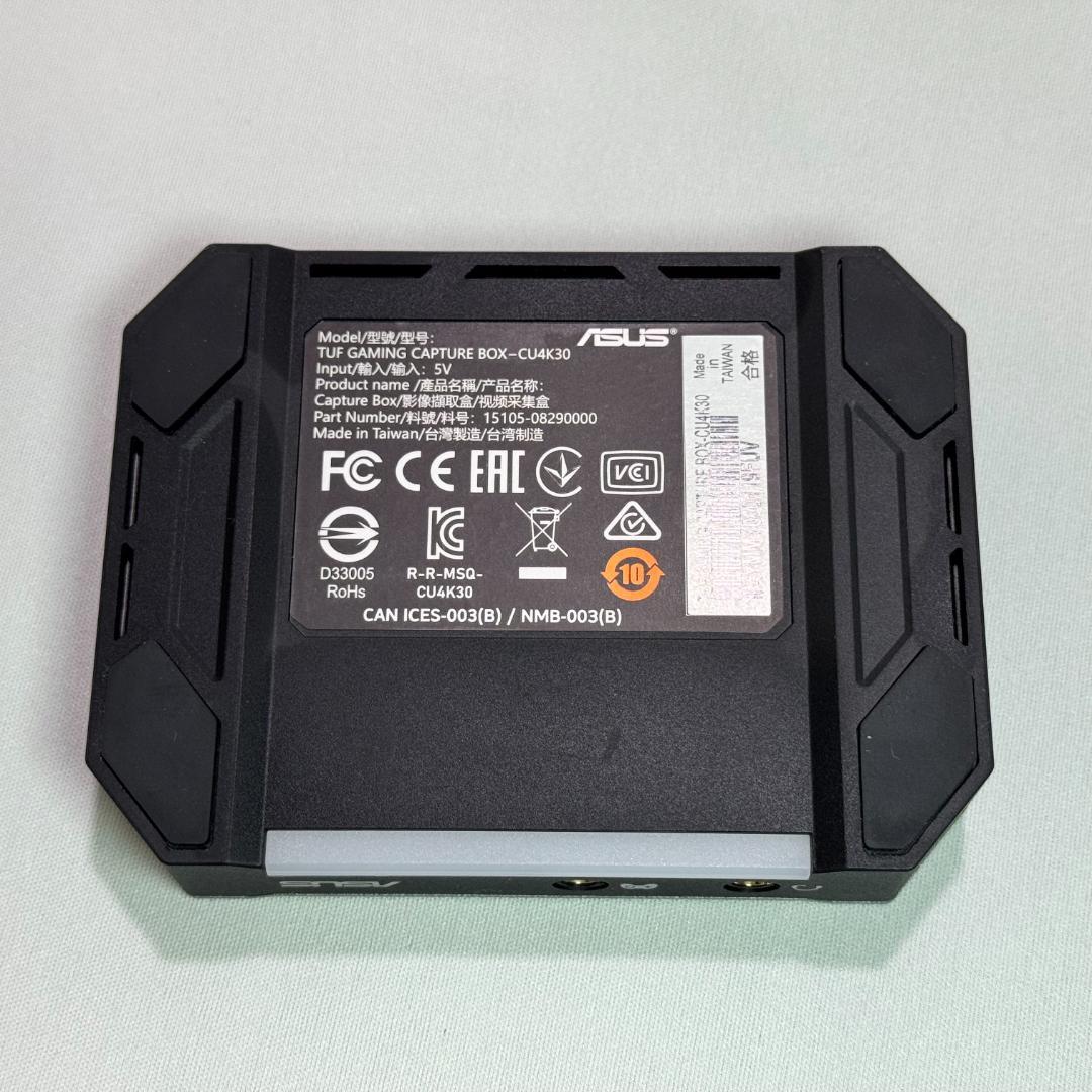 ASUS TUF GAMING キャプチャーボード CU4K30