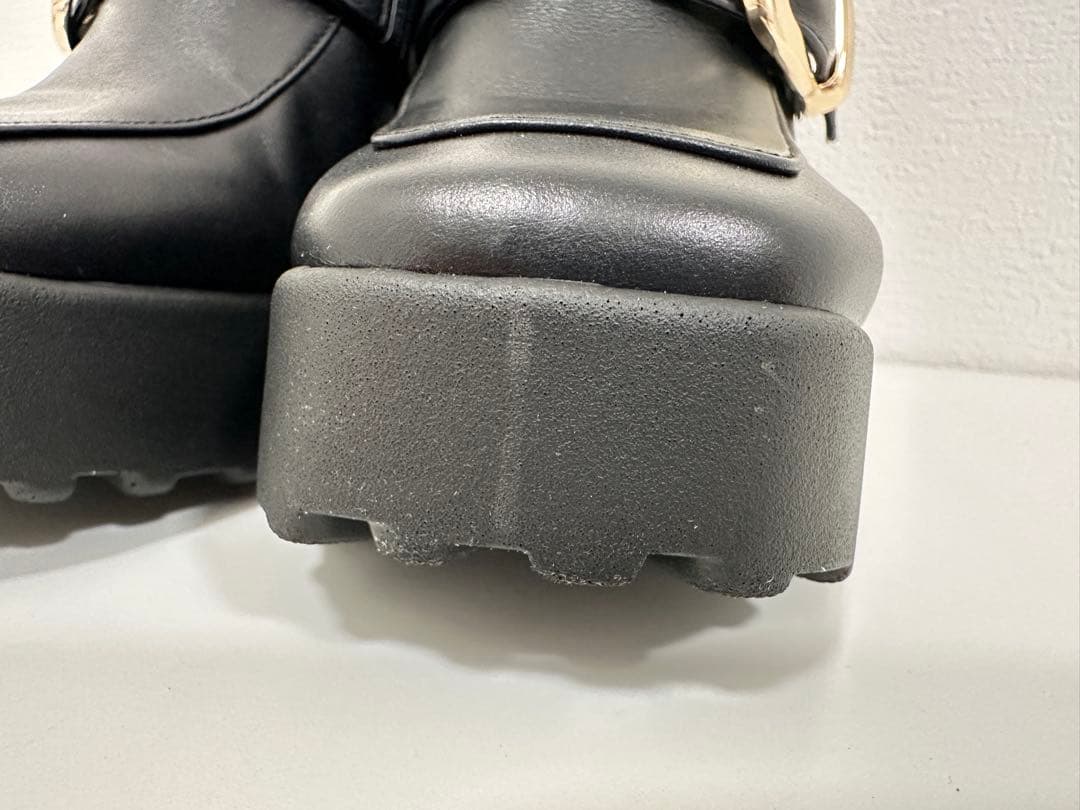 DIANA ダイアナ 厚底 ローファー ヒール ブラックプラットフォーム