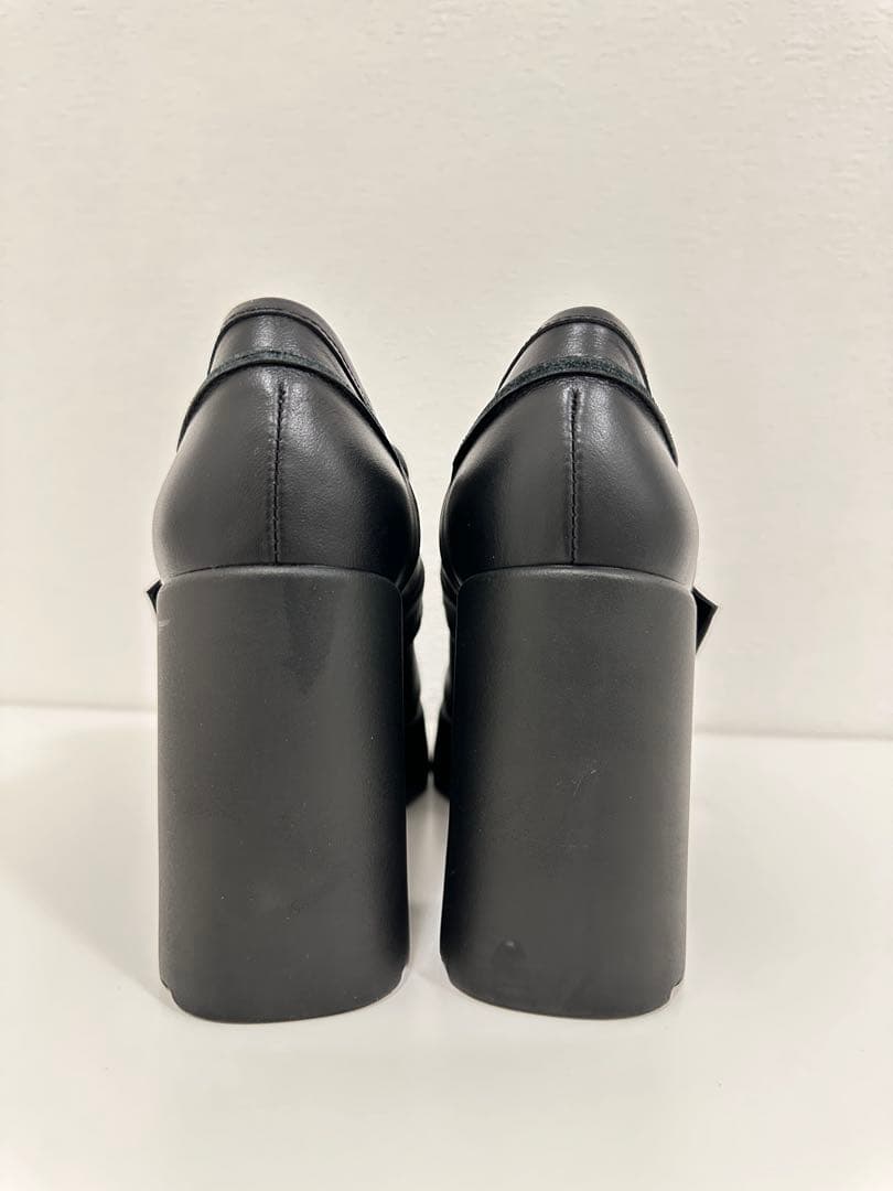 DIANA ダイアナ 厚底 ローファー ヒール ブラックプラットフォーム