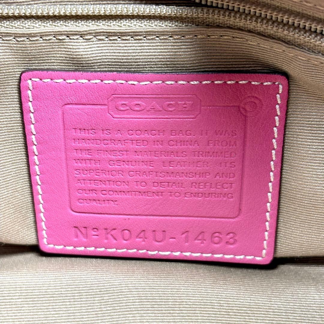 バッグ Coach One Shoulder Handbag pink soho