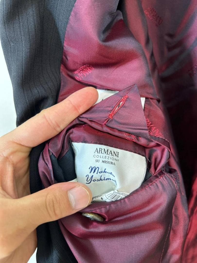 高級 ARMANI COLLEZIONI Size46 スーツ（ベストなし）