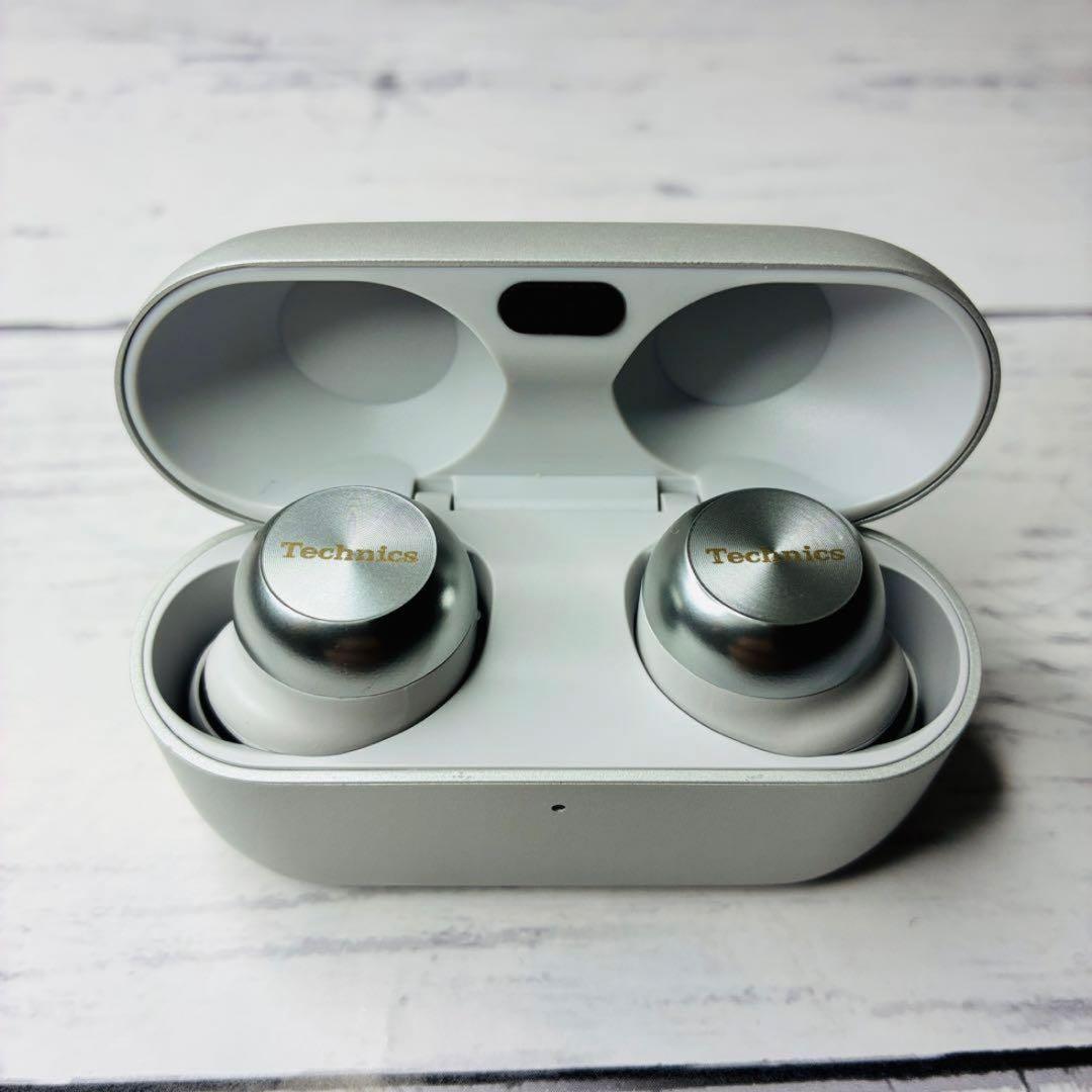 【美品】Technics EAH-AZ100 シルバー ワイヤレスイヤホン