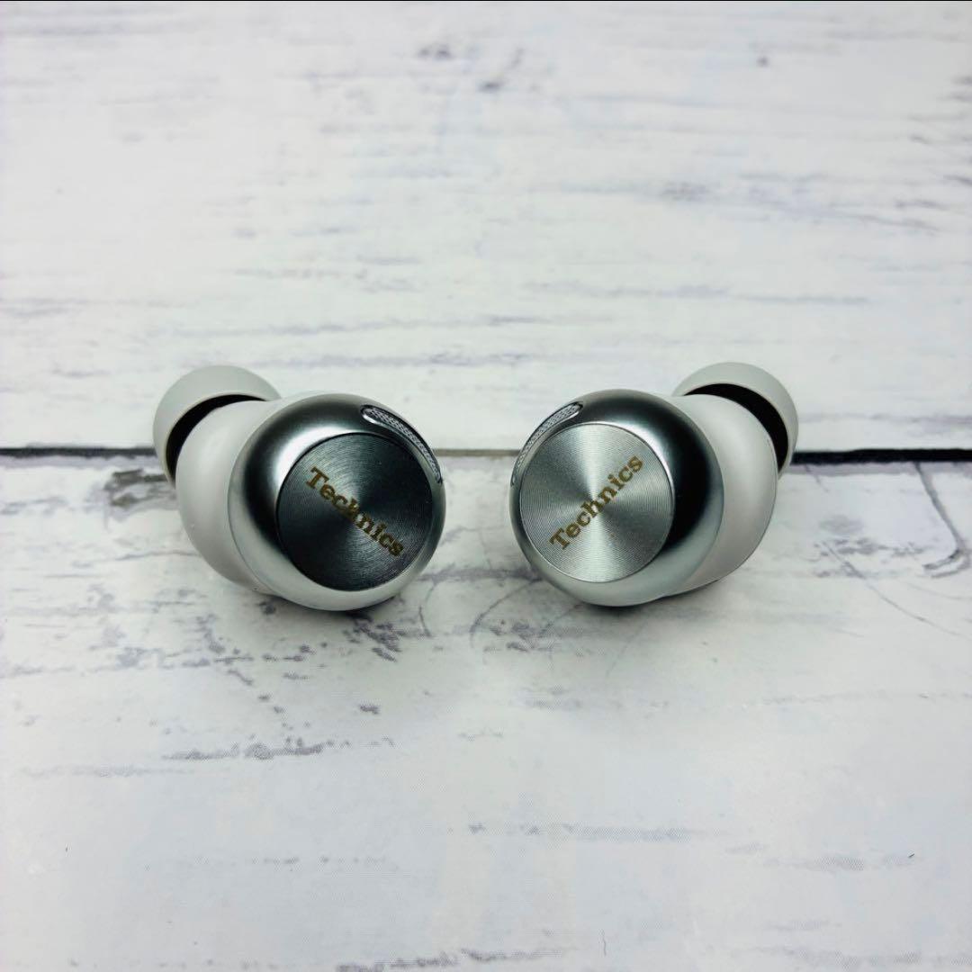 【美品】Technics EAH-AZ100 シルバー ワイヤレスイヤホン
